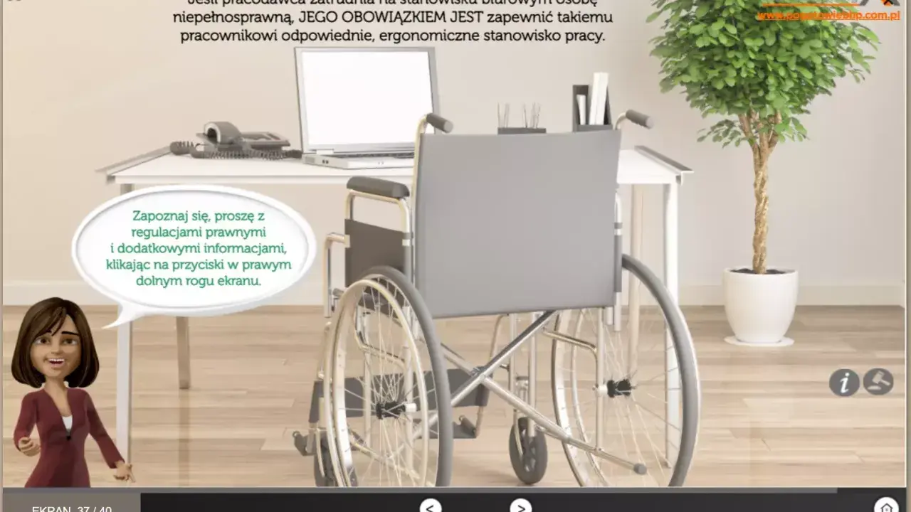 Ergonomiczne stanowisko pracy dla osoby niepełnosprawnej to obowiązek pracodawcy. Dowiedz się więcej o przepisach.