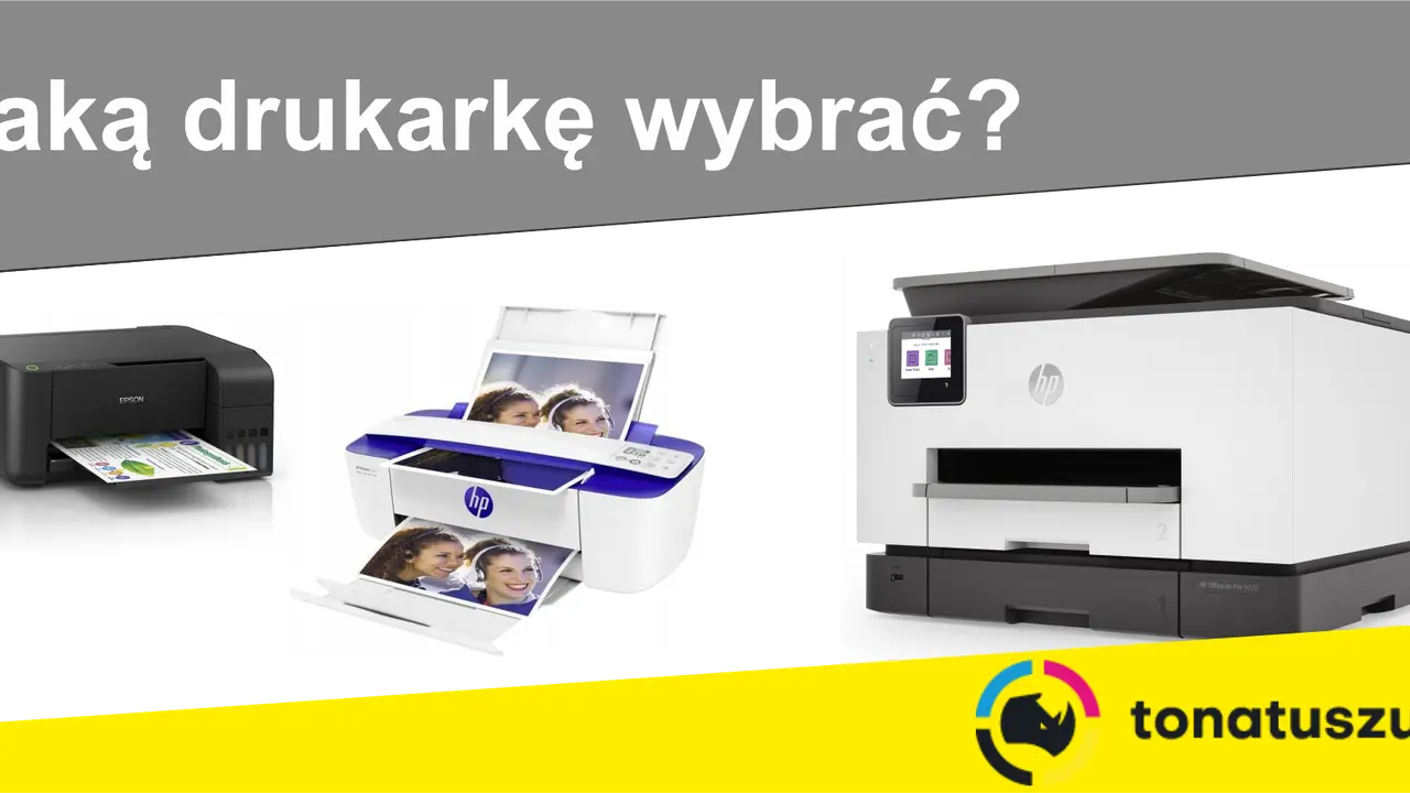 Różne rodzaje drukarek: Epson, HP z kolorowym wydrukiem zdjęć i nowoczesny HP OfficeJet Pro. Pomoc w wyborze idealnego urządzenia.