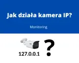 Kamera IP BCS obok znaku zapytania i adresu 127.0.0.1 sugeruje problem: rejestrator nie widzi kamery IP.