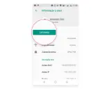 Ekran telefonu z informacjami o sieci Wi-Fi. Przycisk "ZAPOMNIJ" jest podświetlony. Może to pomóc rozwiązać problem z bladym pobieraniem adresu IP.