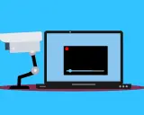Kamera monitorująca przesyła obraz przez rtsp protocol do laptopa, gdzie jest odtwarzany.