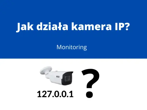 Kamera IP BCS obok znaku zapytania i adresu 127.0.0.1 sugeruje problem: rejestrator nie widzi kamery IP.