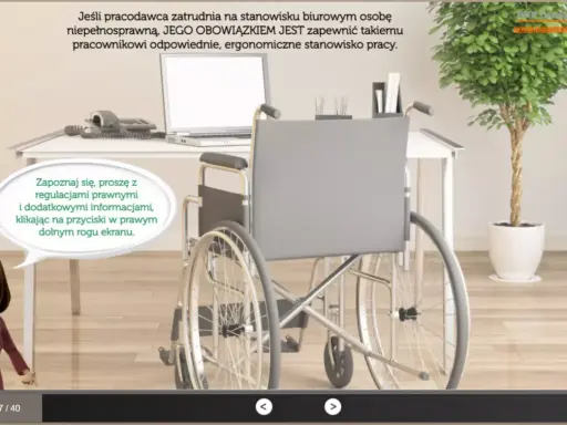 Ergonomiczne stanowisko pracy dla osoby niepełnosprawnej to obowiązek pracodawcy. Dowiedz się więcej o przepisach.