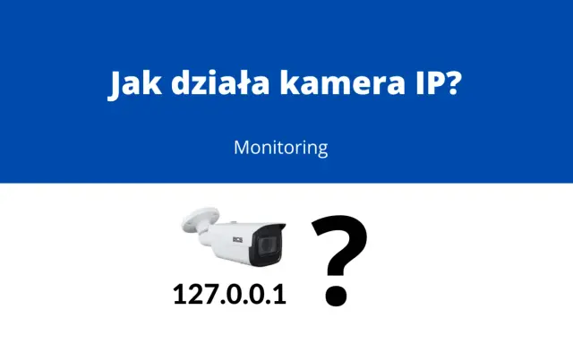 Kamera IP BCS obok znaku zapytania i adresu 127.0.0.1 sugeruje problem: rejestrator nie widzi kamery IP.