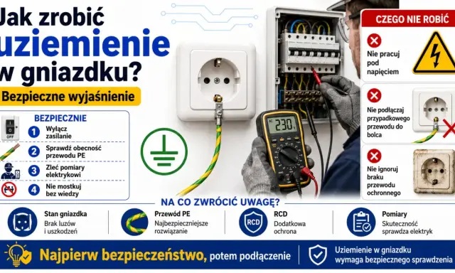 Jak sprawdzić uziemienie w gniazdku miernikiem? Instrukcja bezpiecznego wyjaśnienia, pomiarów i czego nie robić.