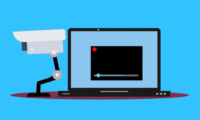 Kamera monitorująca przesyła obraz przez rtsp protocol do laptopa, gdzie jest odtwarzany.