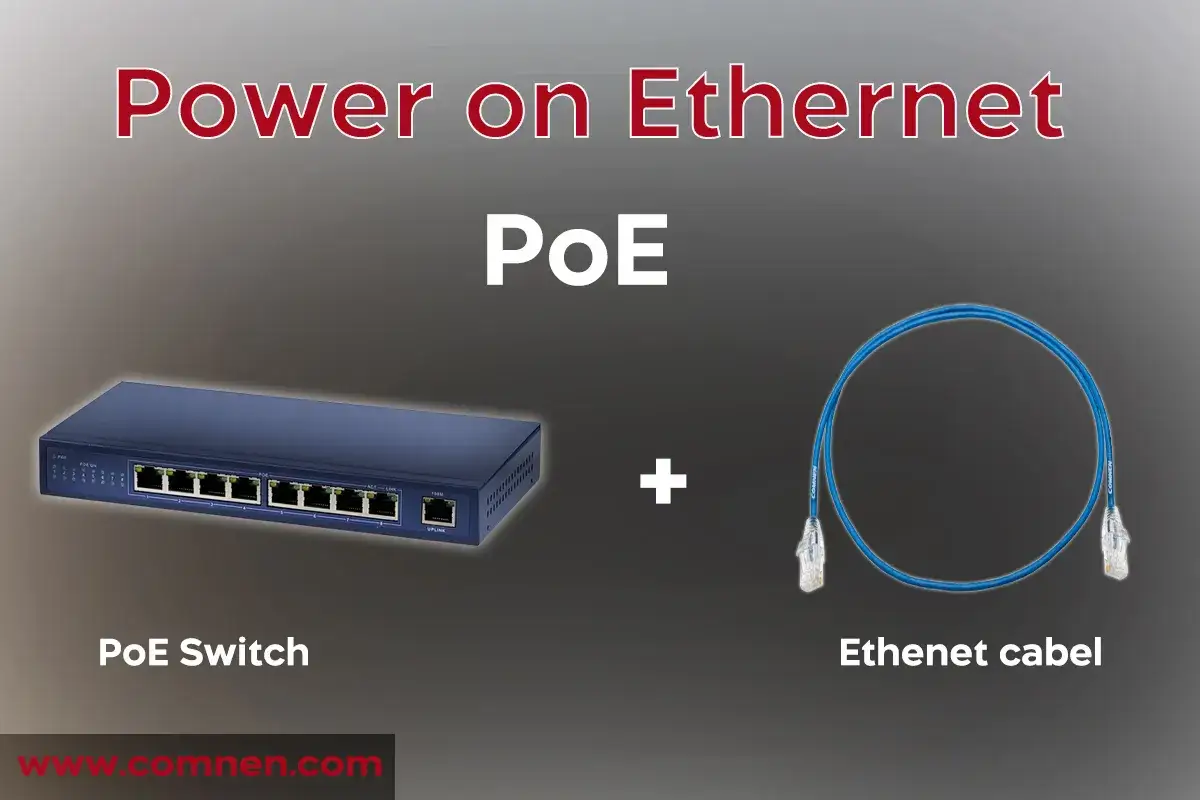 PoE Switch i kabel Ethernet to klucz do zasilania PoE, kt&oacute;re żyły.